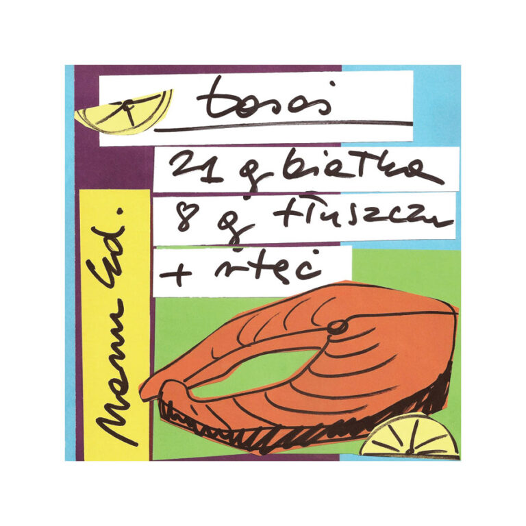 plakat Porcja łososia