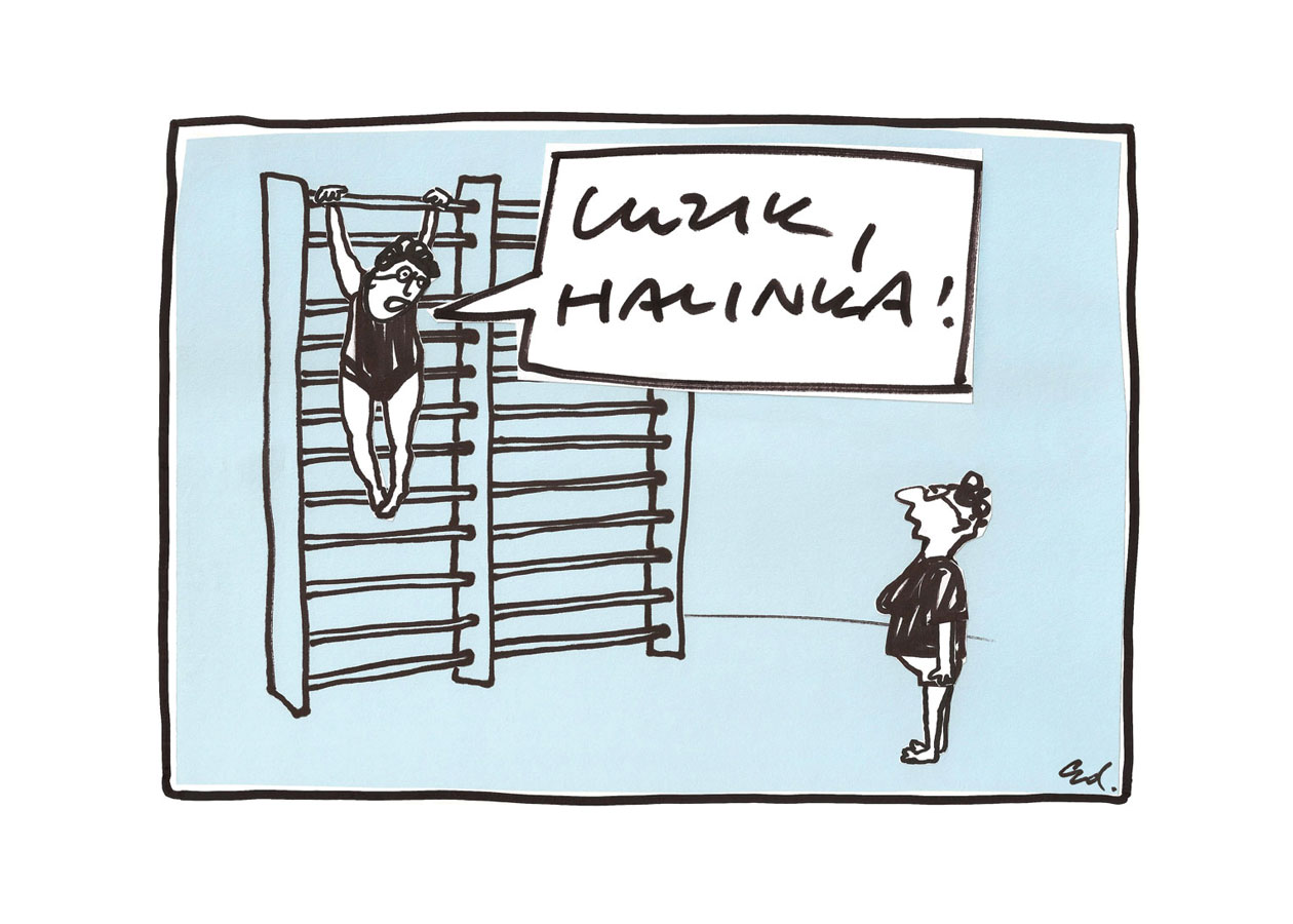 plakat Wyluzuj, Halinka!