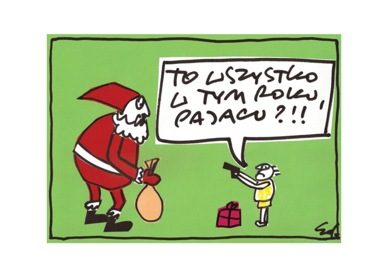 plakat To wszystkie prezenty w tym roku, pajacu?