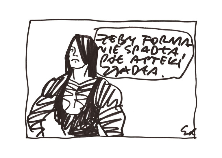 plakat Szlifowanie formy za wszelką cenę