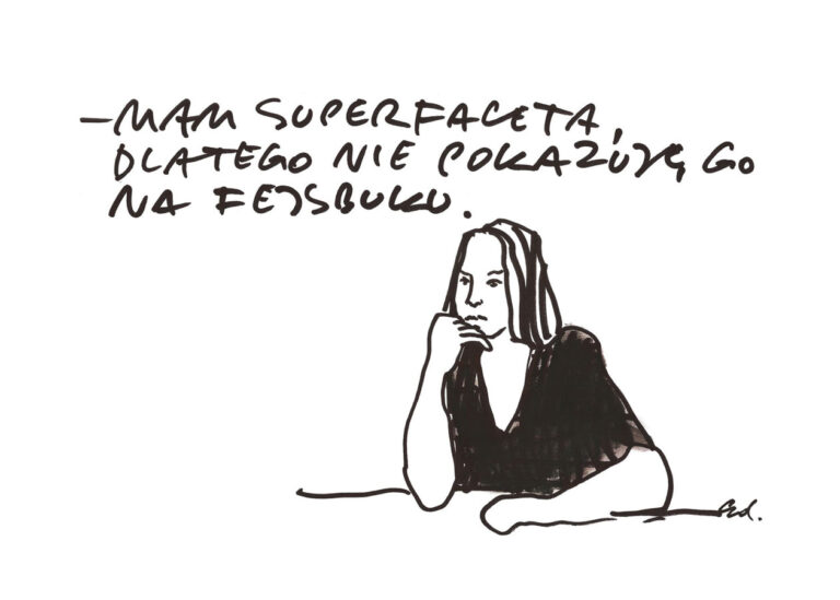 plakat Mam fajnego faceta, dlatego nie pokazuję go na fb