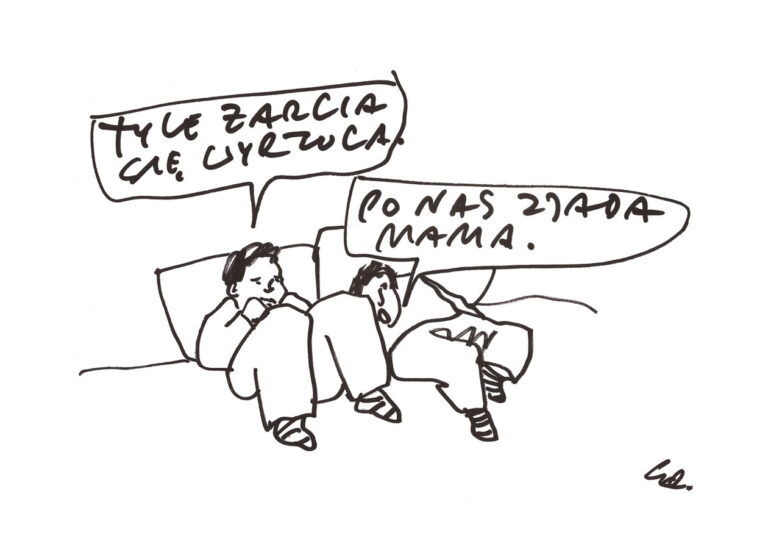 plakat nie wyrzucamy żarcia, odkąd zjada po nas mama