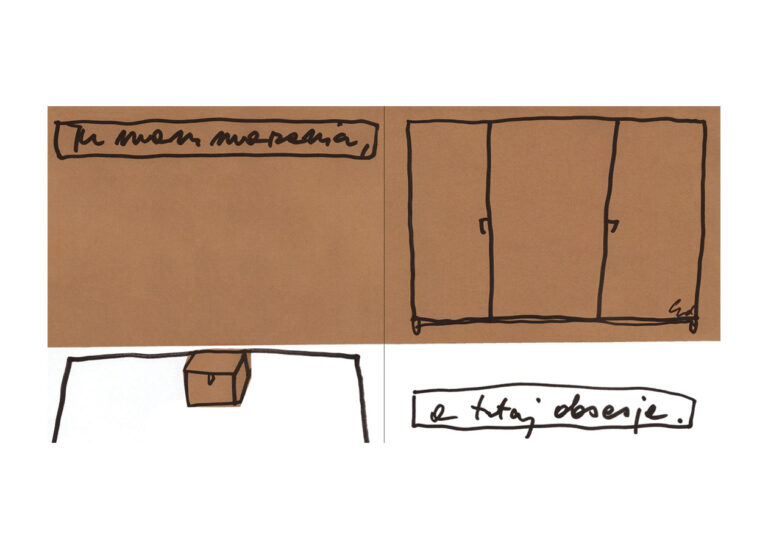 plakat pudełko na marzenia i szafa na obsesje