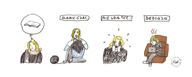 plakat dedlajn Magdaleny Witkiewicz