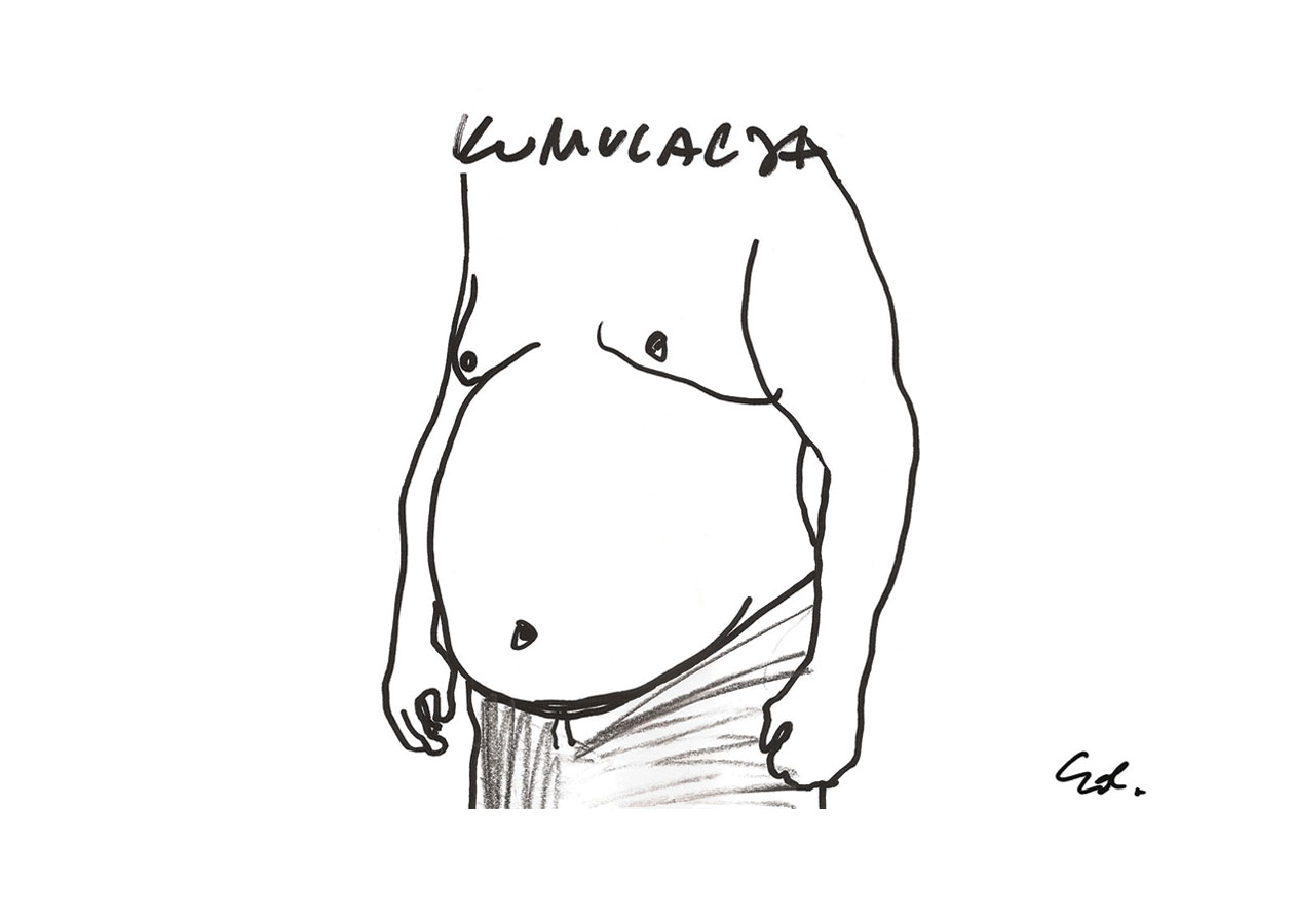 plakat wielki brzuch