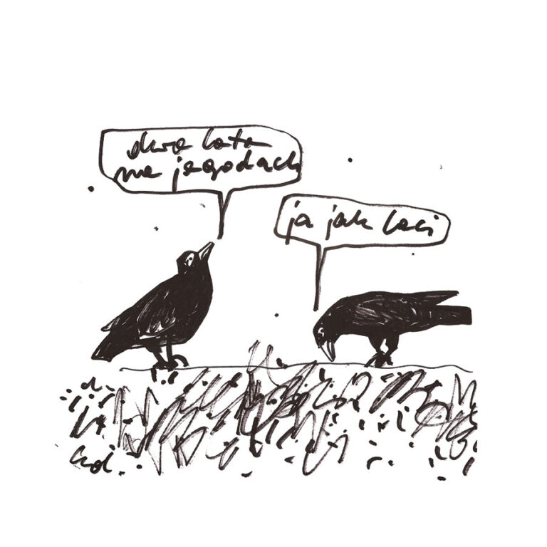 plakat dwa lata jem jagody, ja jem wzystko