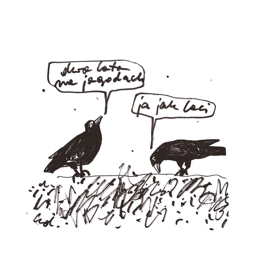 plakat dwa lata jem jagody, ja jem wzystko