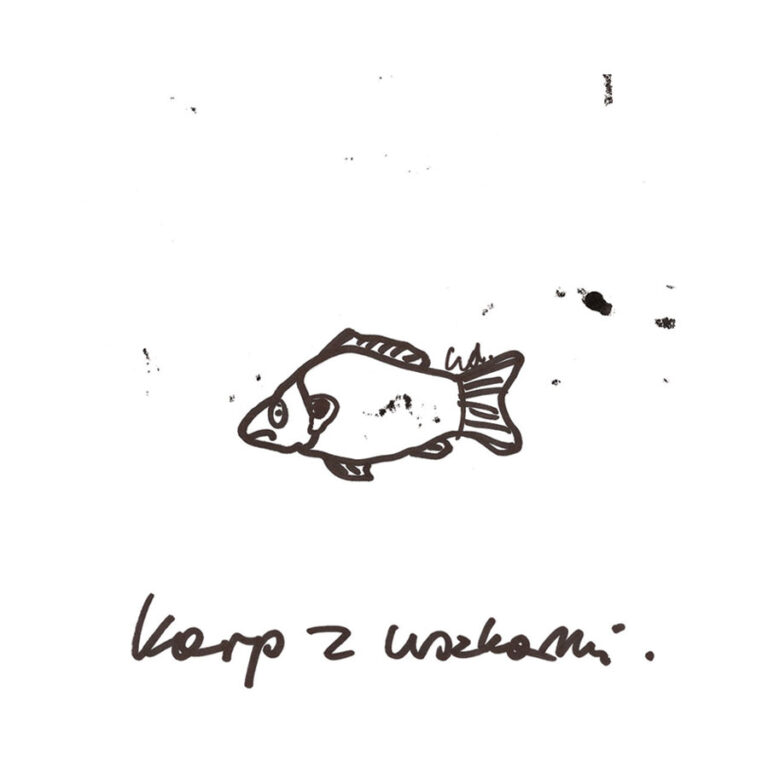 plakat Karp ma uszka