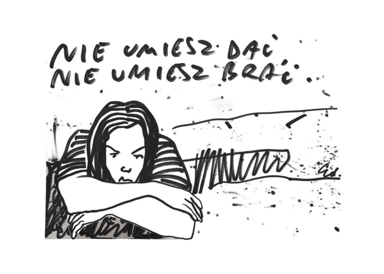 plakat nie umiesz żyć z ludźmi