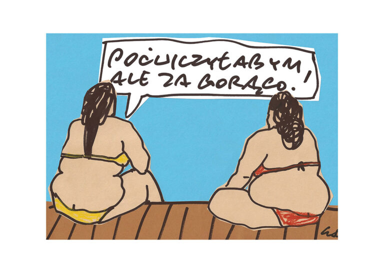 plakat za gorąco na trening