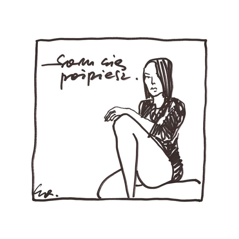 plakat patrz na siebie