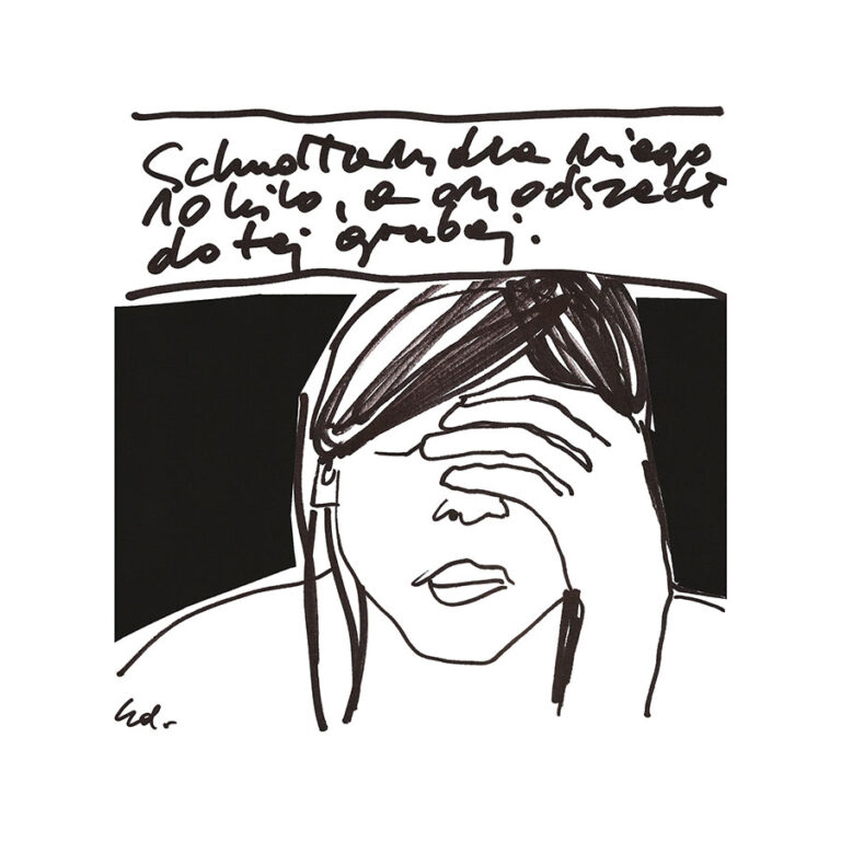 plakat schudłam dla niego, a on mnie zostawił