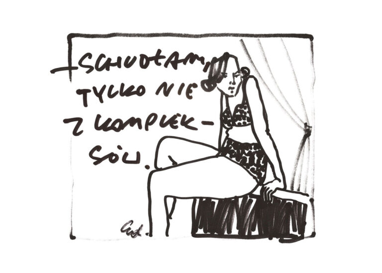 plakat schudłam, ale wciąż mam kompleksy