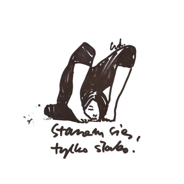 plakat staram się, ale nie wystarczająco