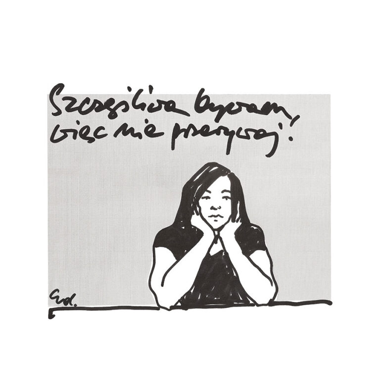 plakat teraz jestem szczęśliwa, nie przerywaj mi