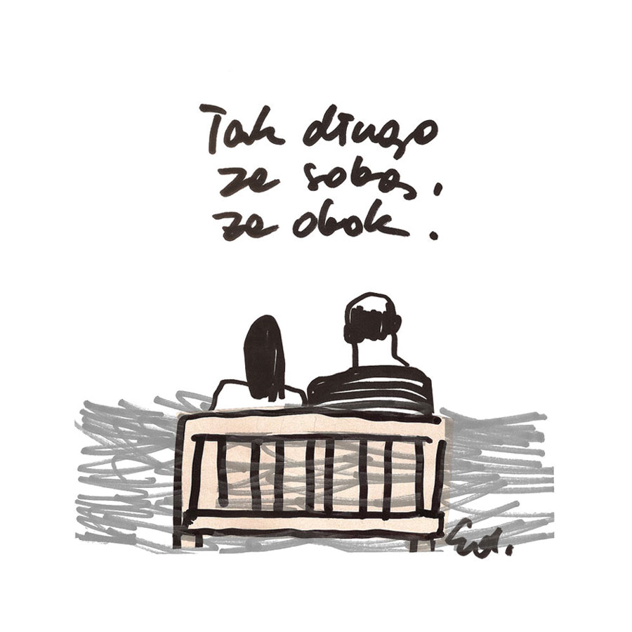 plakat tak długo ze sobą, a jednak bez siebie