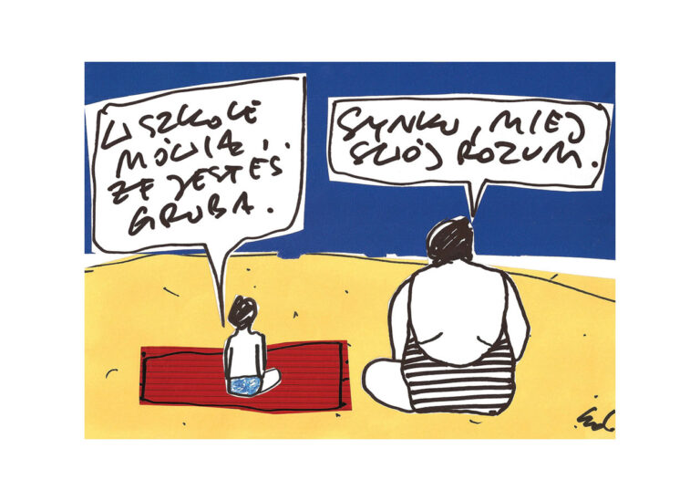 plakat ludzie gadają, miej swój rozum