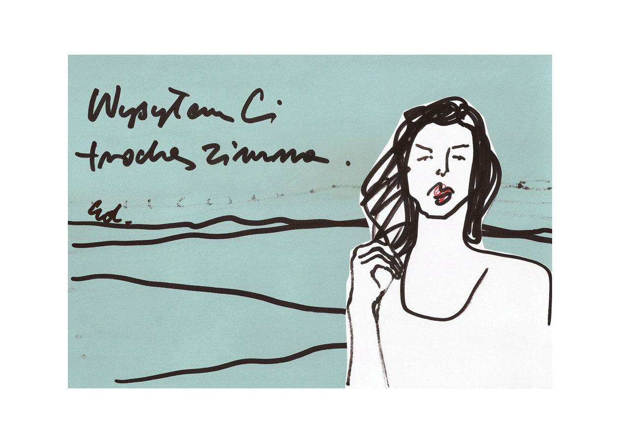 plakat wysyłam ci trochę chłodu