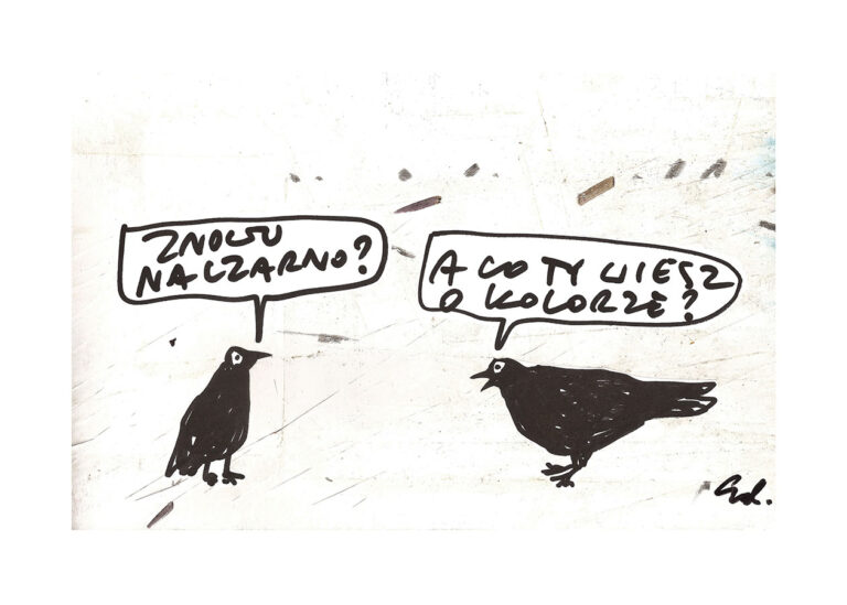 plakat znowu na czarno? a co ty wiesz o kolorach