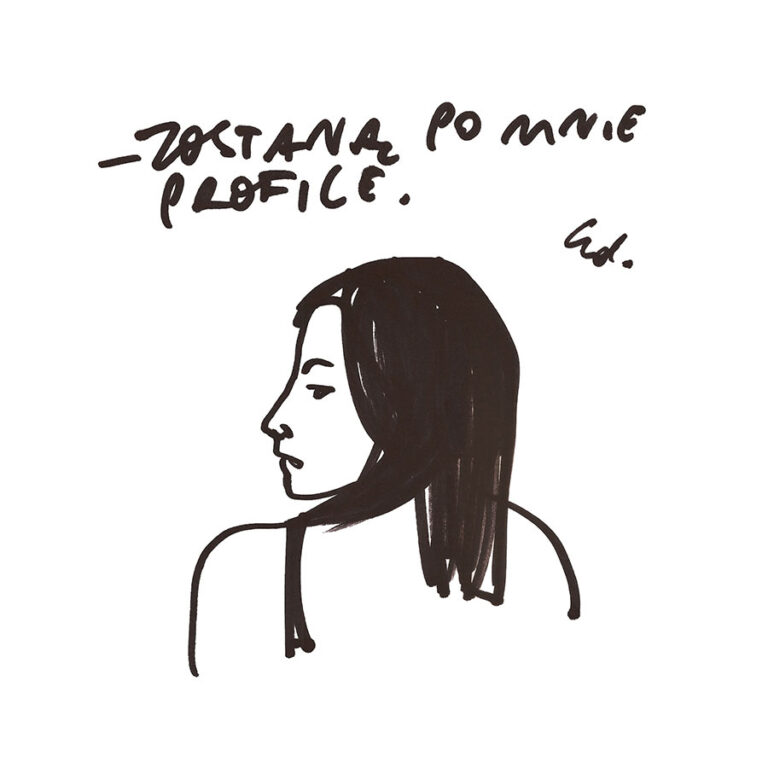 plakat moje profile zostaną w sieci