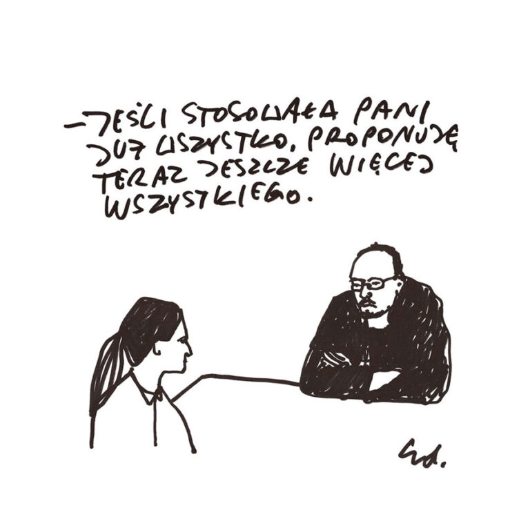 plakat jeśli stosowała Pani już wszystko, proponuję jeszcze więcej wszystkiego