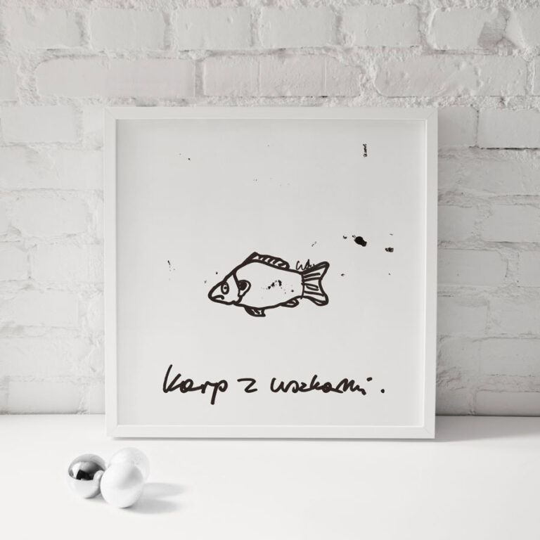 plakat Karp ma uszka