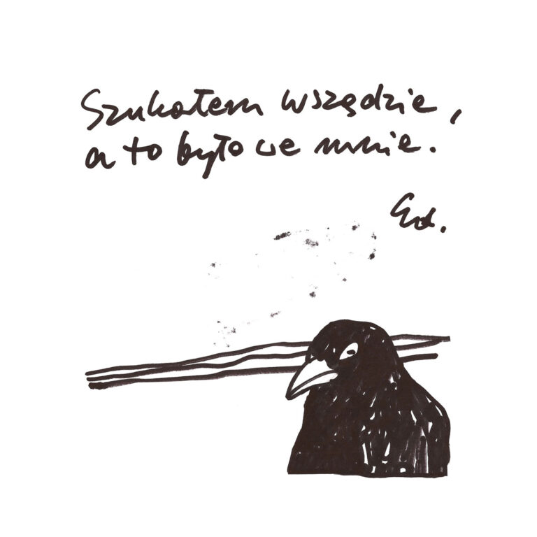 plakat najciemniej pod latarnią