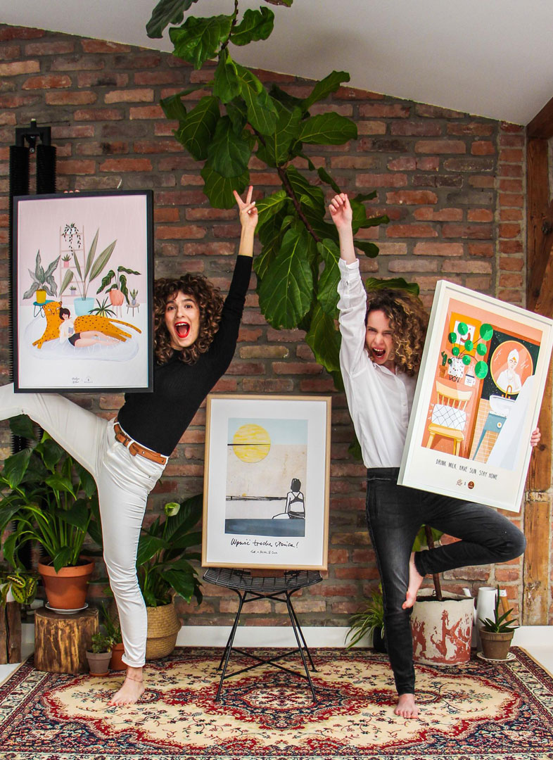 plakaty dla Milk & Sun