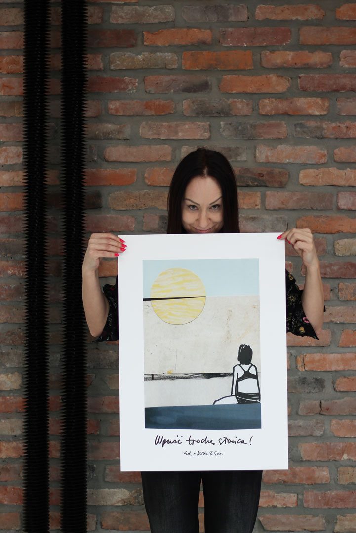 plakat dla Milk & Sun