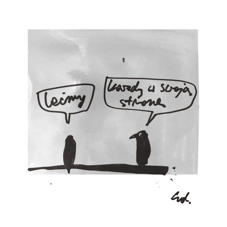 plakat Lećmy, każdy w innym kierunku