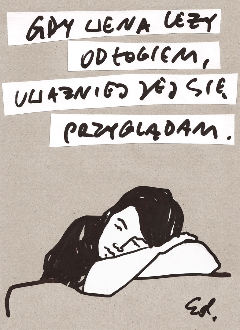 ilustracja Gdy nie mam weny, uważnie się temu przyglądam