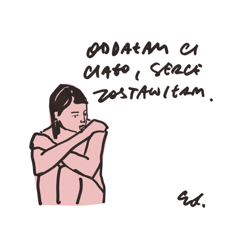 plakat Oddałam ci ciało, ale nie serce
