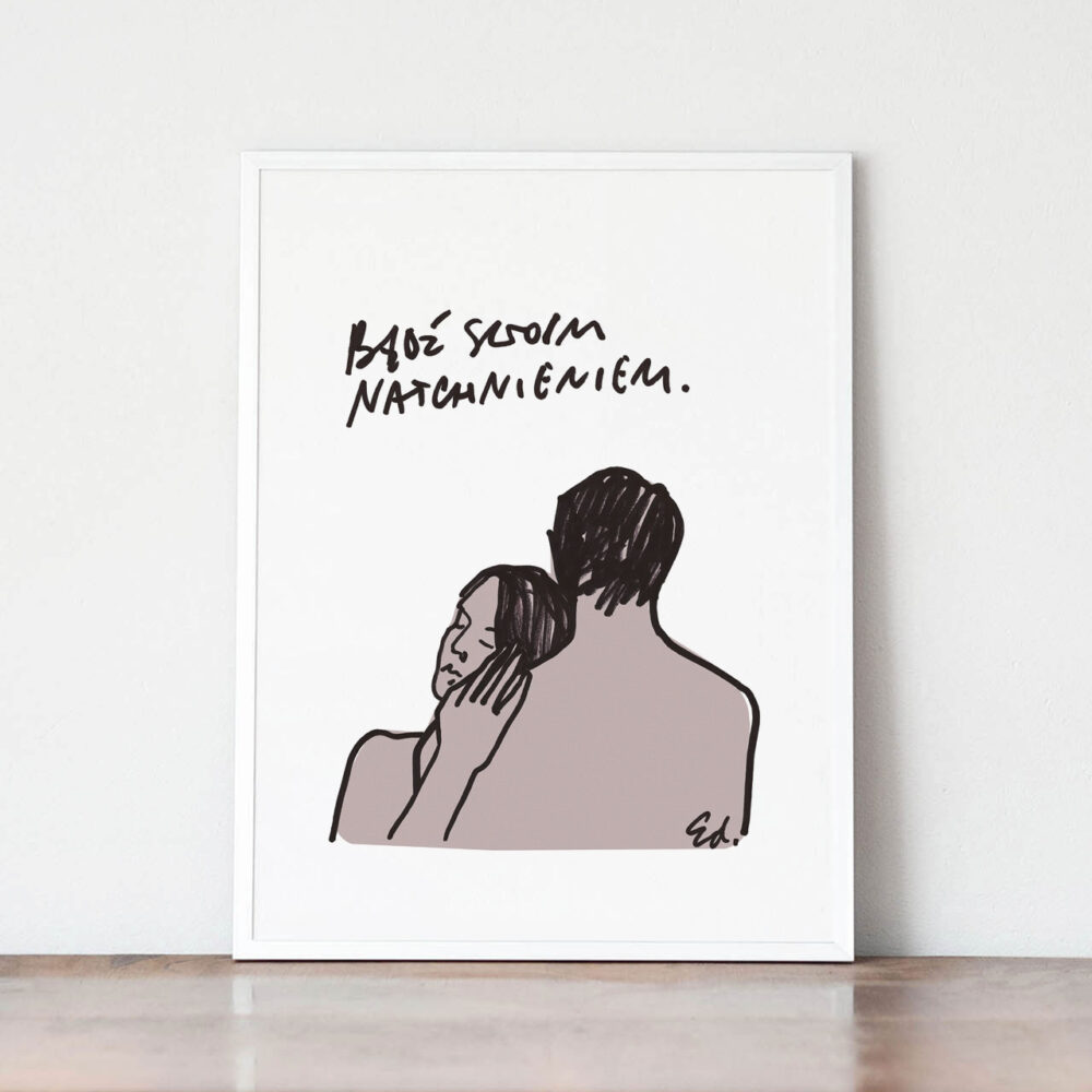 plakat bądź moją muzą