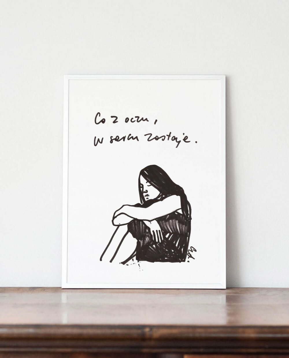 plakat co z oczu, to nie z serca