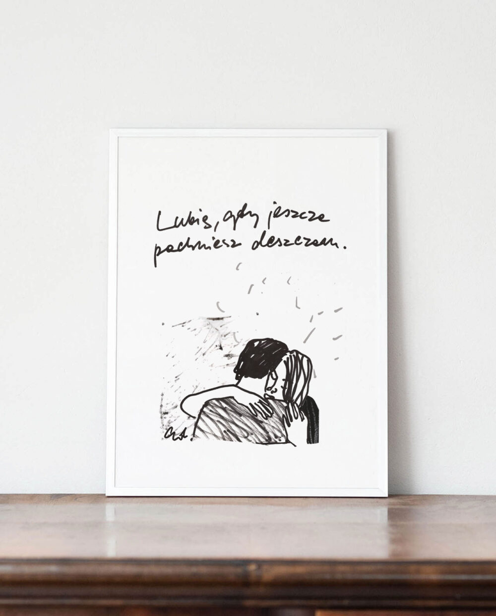 plakat zapach deszczu