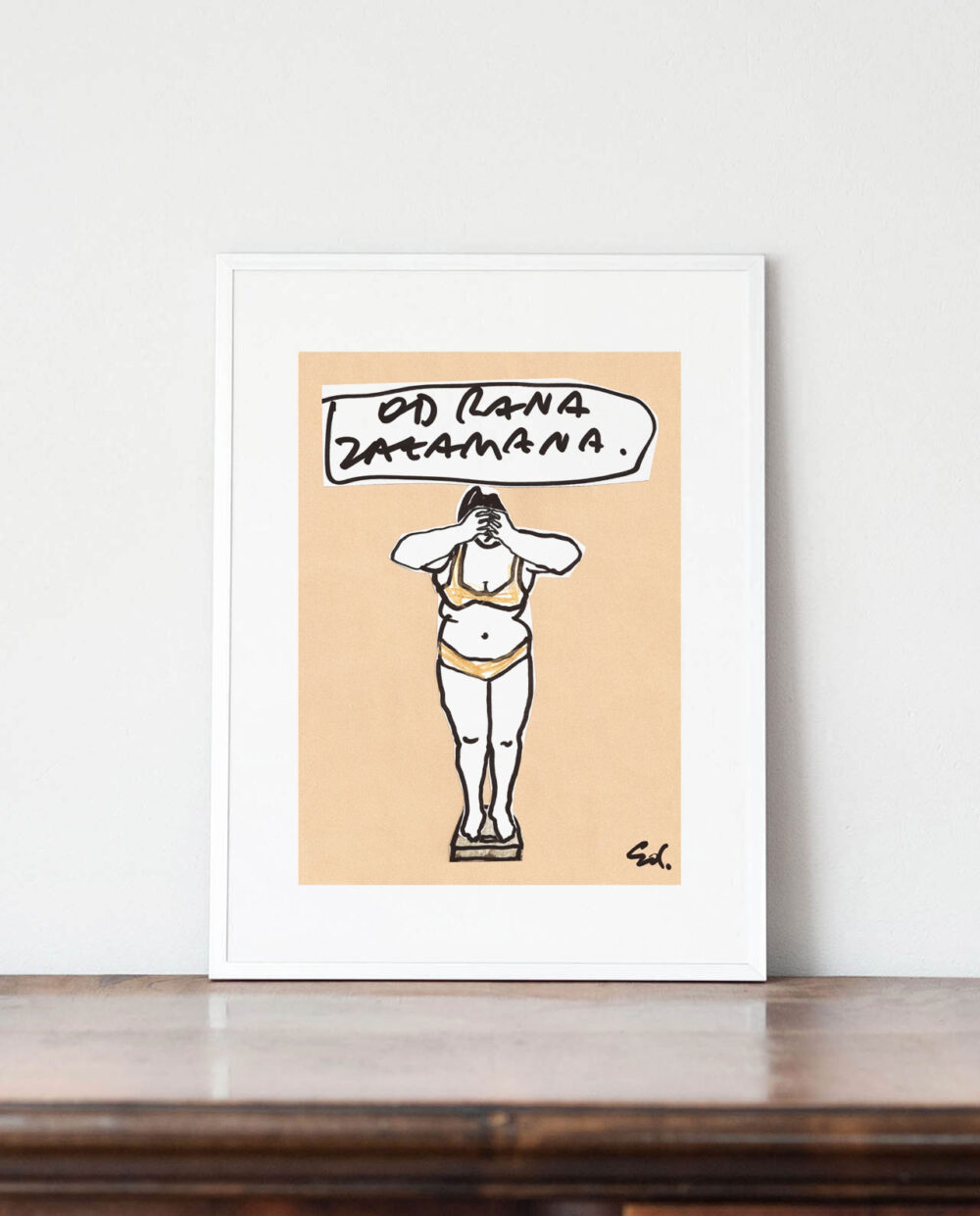 plakat od rana zatroskana