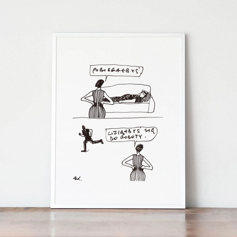 plakat babie nie dogodzisz