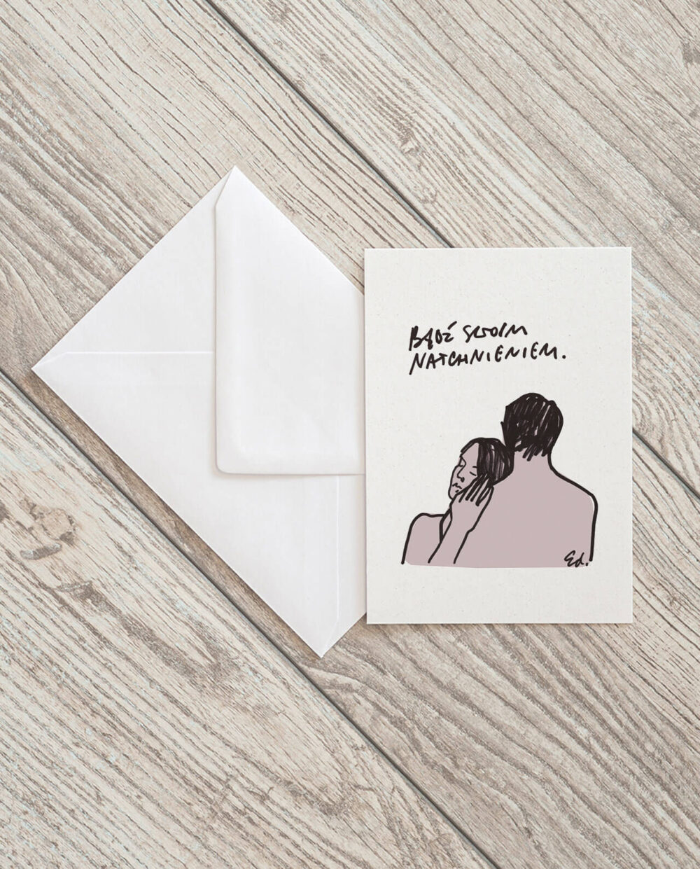 kartka pocztowa sama sobie muzą