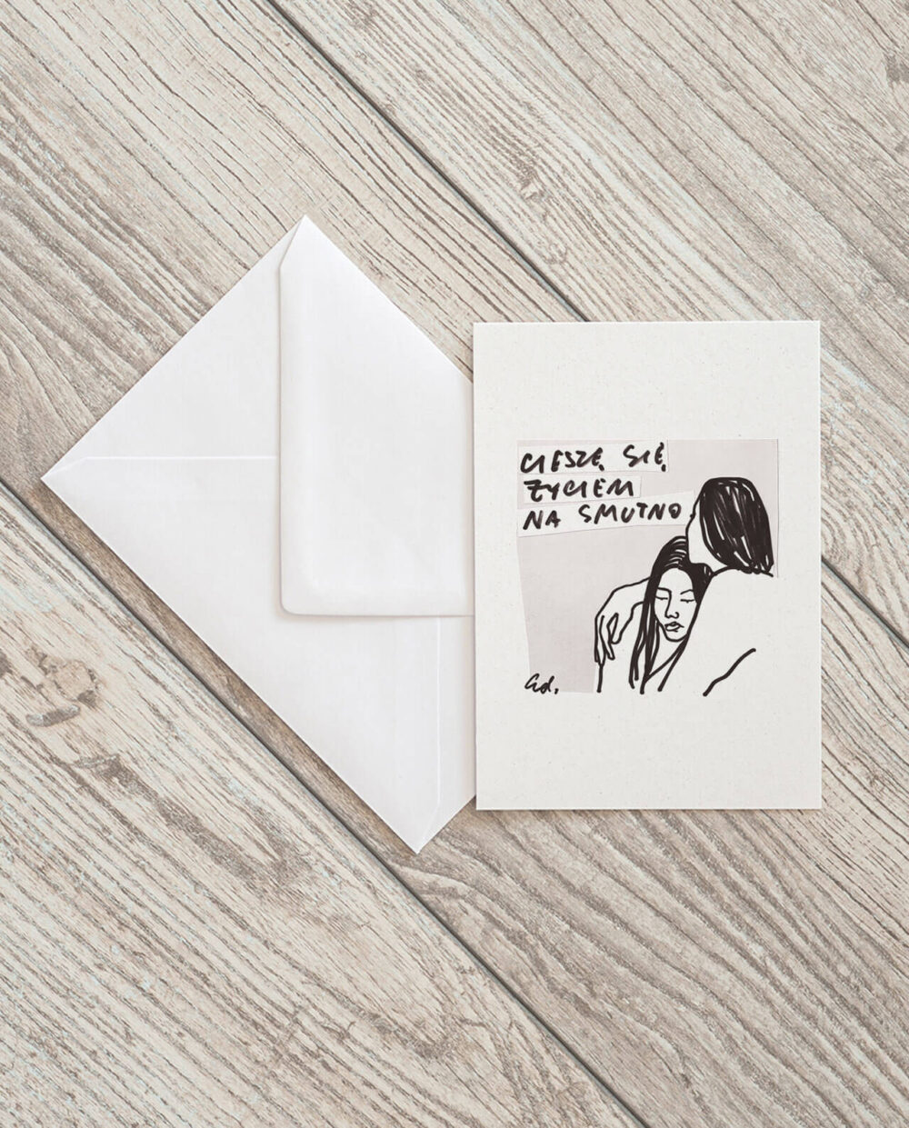 kartka pocztowa smuteczki