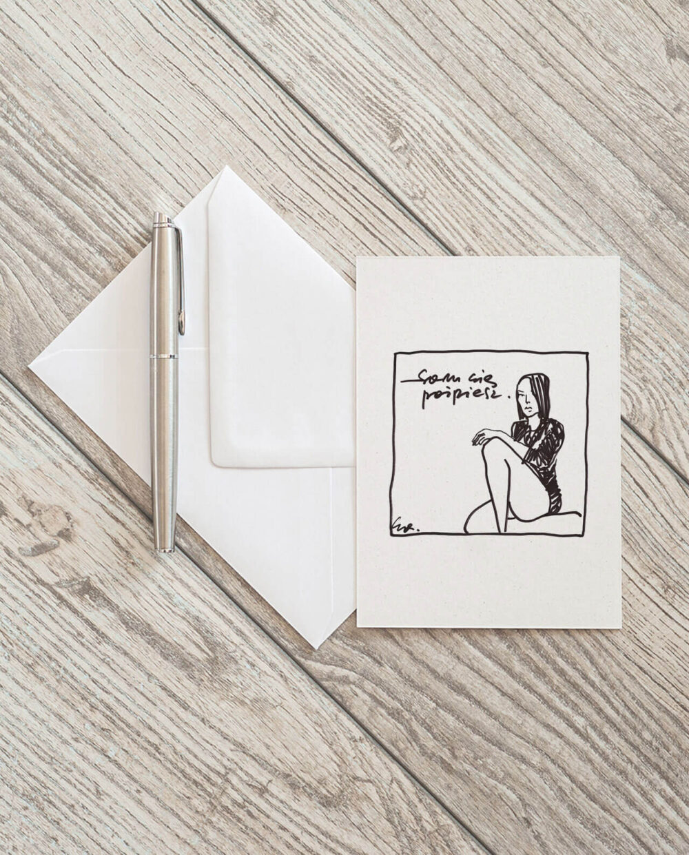 kartka pocztowa sam się ogarnij