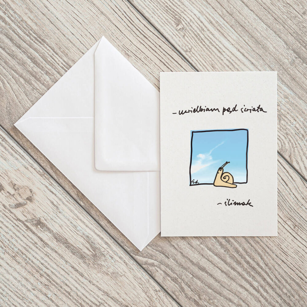 kartka pocztowa slow life