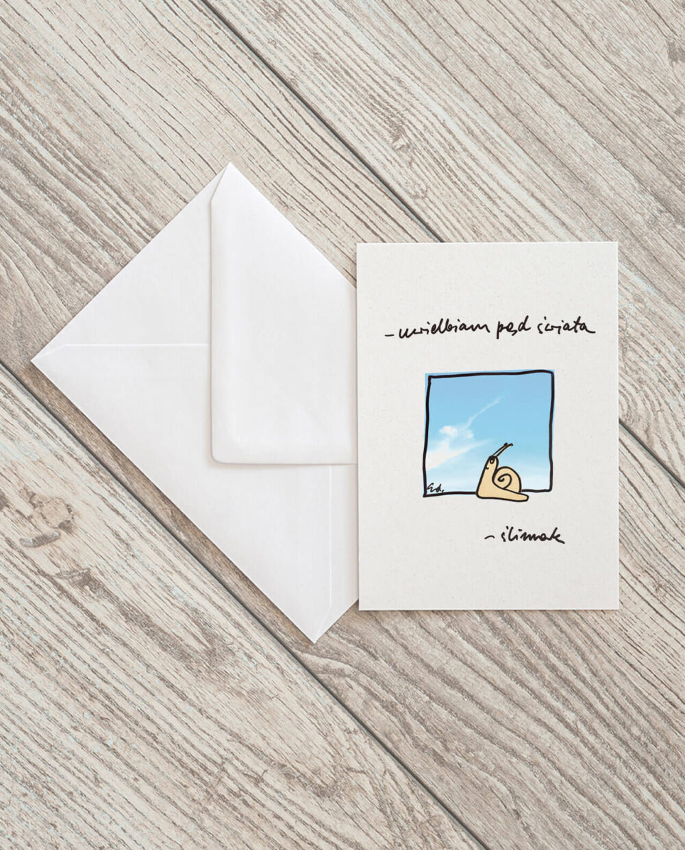 kartka pocztowa slow life