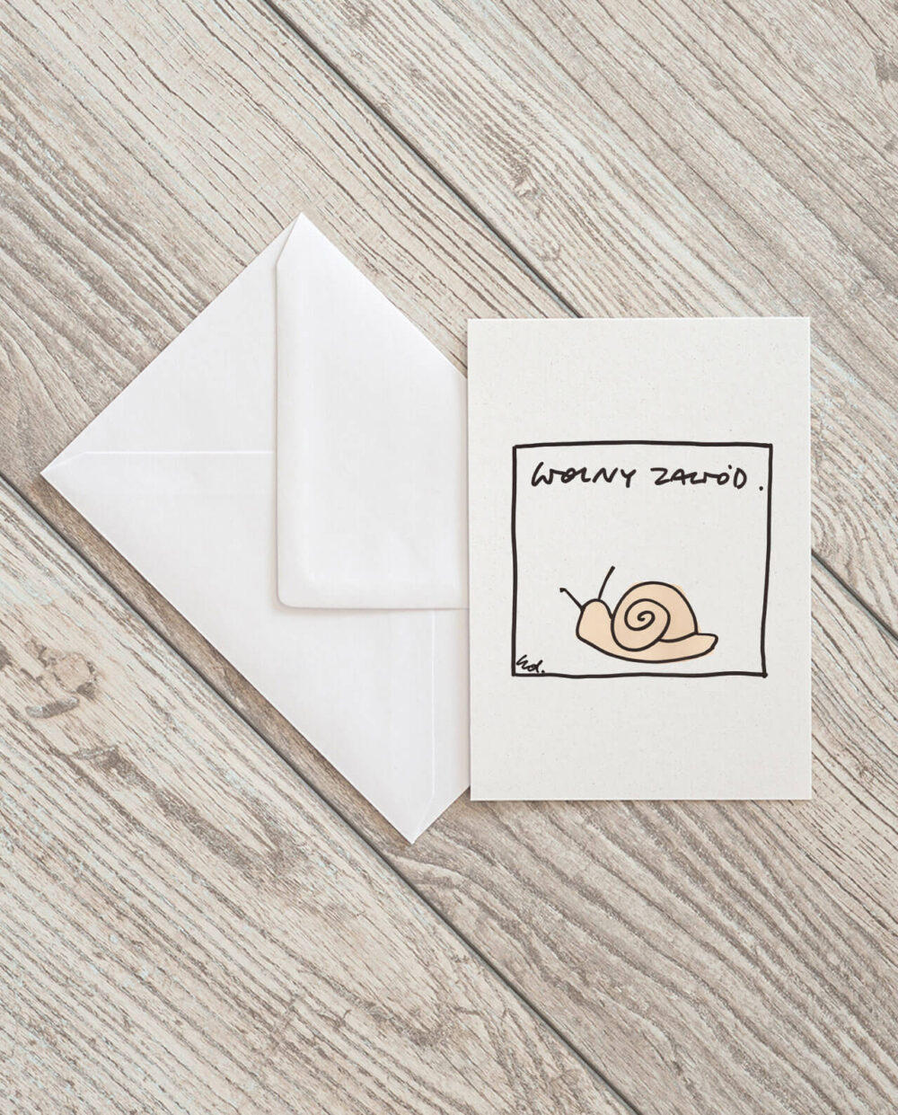 kartka pocztowa freelancer