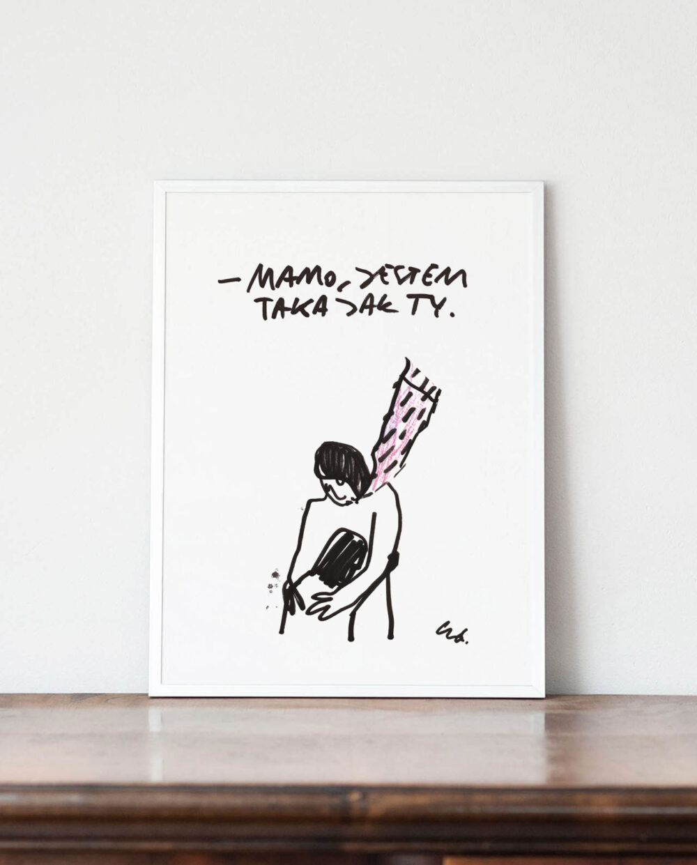 plakat Mamo, jestem jak Ty