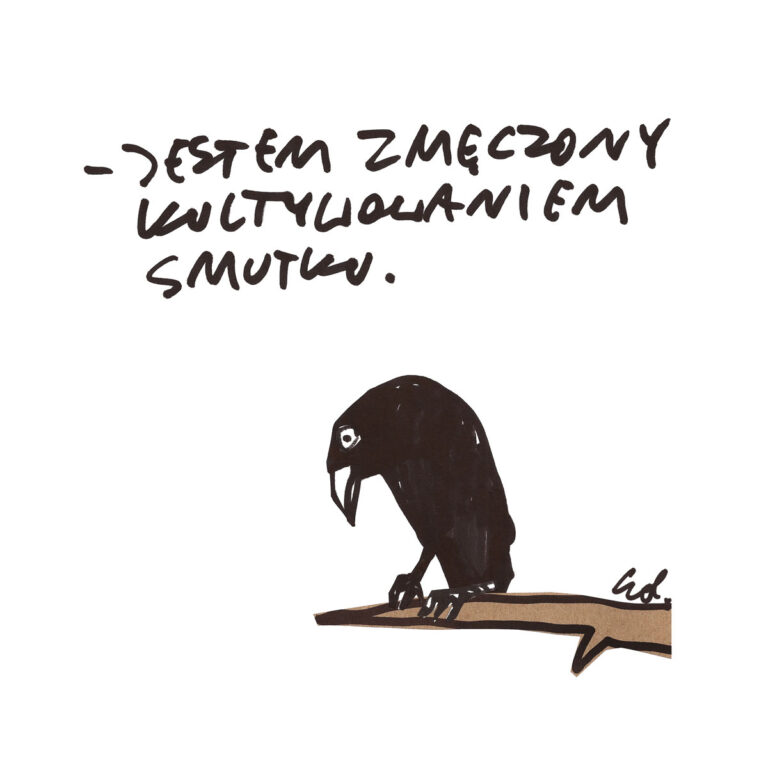 plakat Mam dosyć smutku