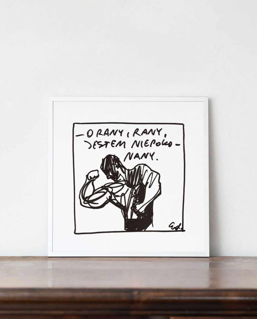 plakat dla kulturysty