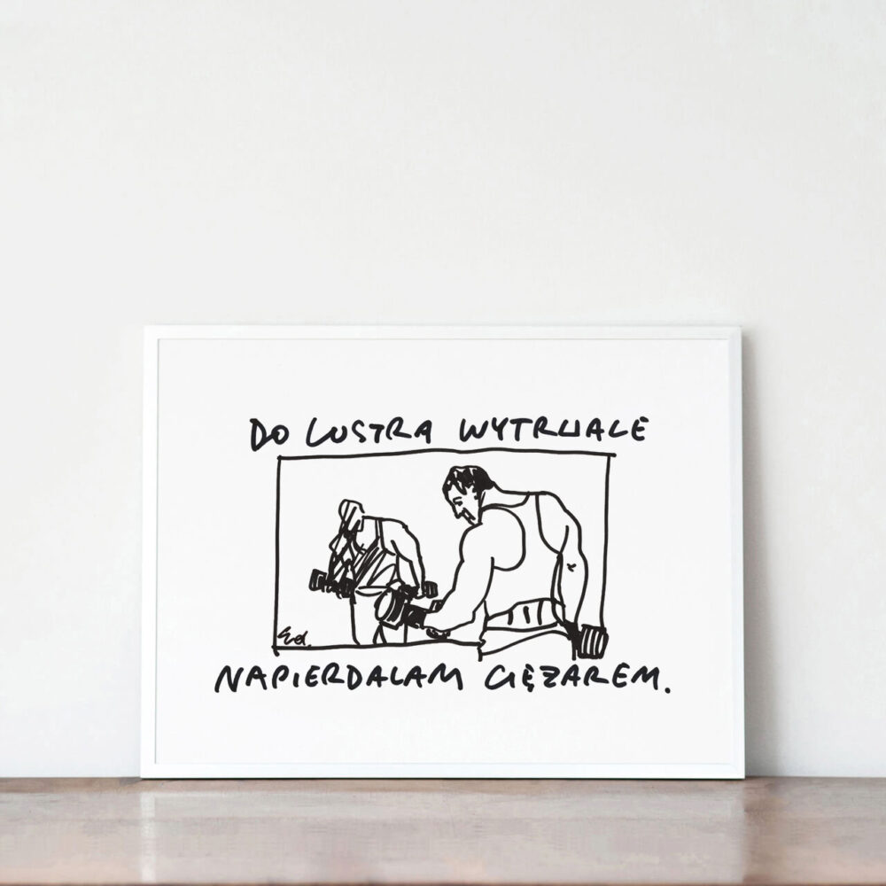 plakat dla prawdziwych twardzieli