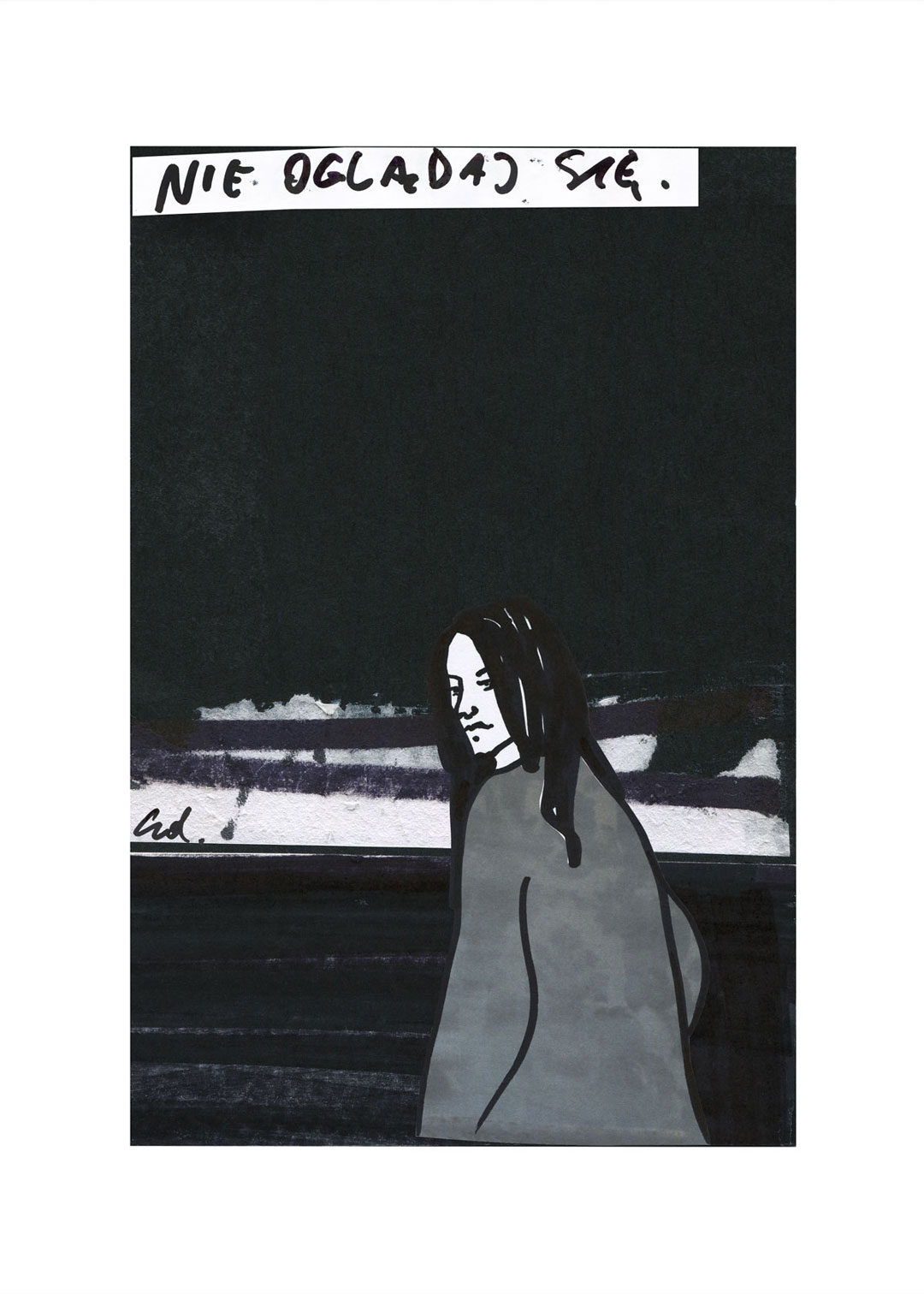 ilustracja ciemna noc duszy