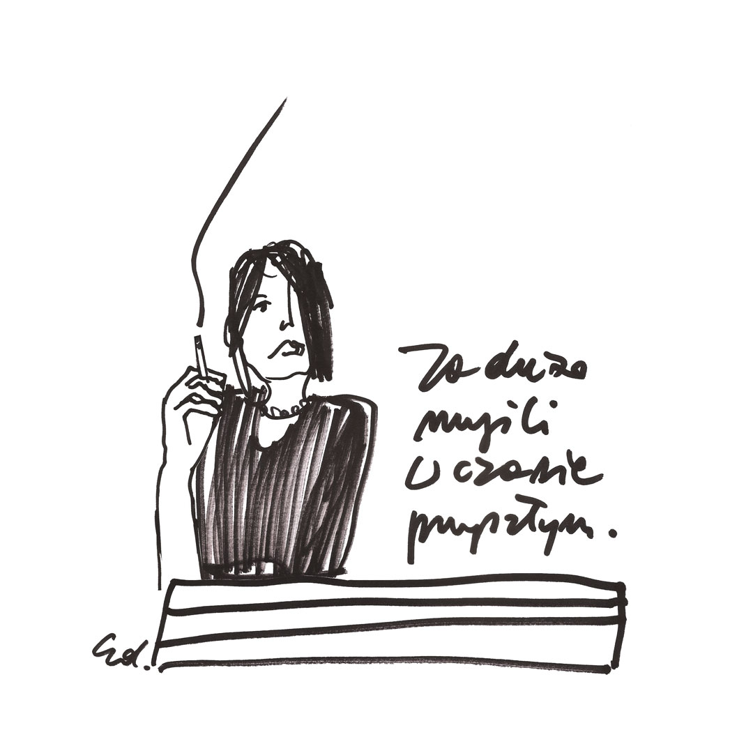 plakat o nadmiarze myśli